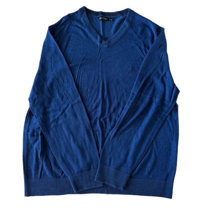 XXL Nautica Blue Knitted Sweater