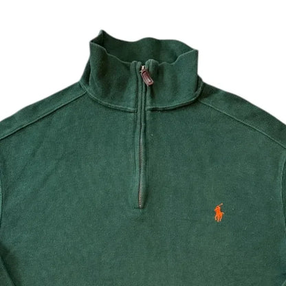 Small Ralph Lauren Green 1/4 Zip Top