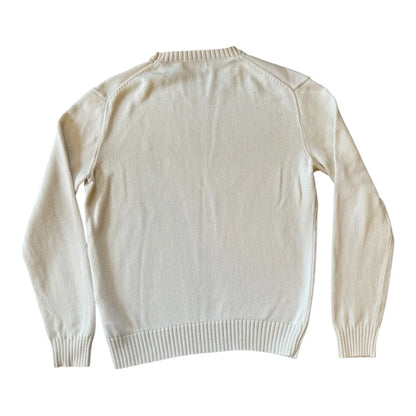 Small Ralph Lauren White Knitted Jumper