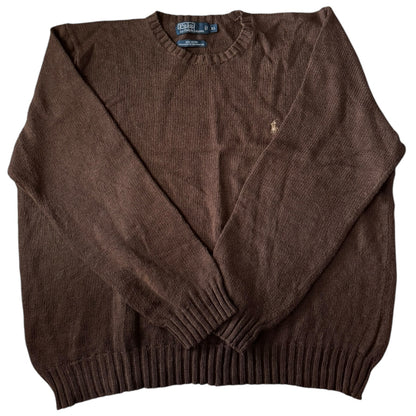 XL Ralph Lauren Brown Knitted Sweater