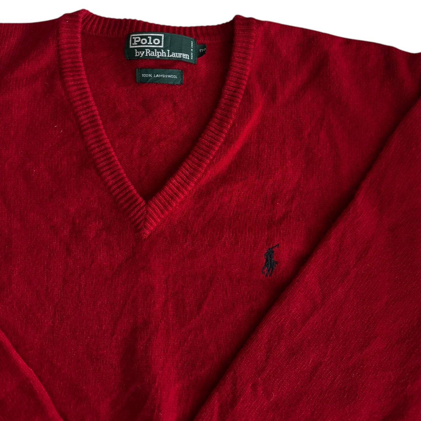 Small Ralph Lauren Red Knitted Sweater