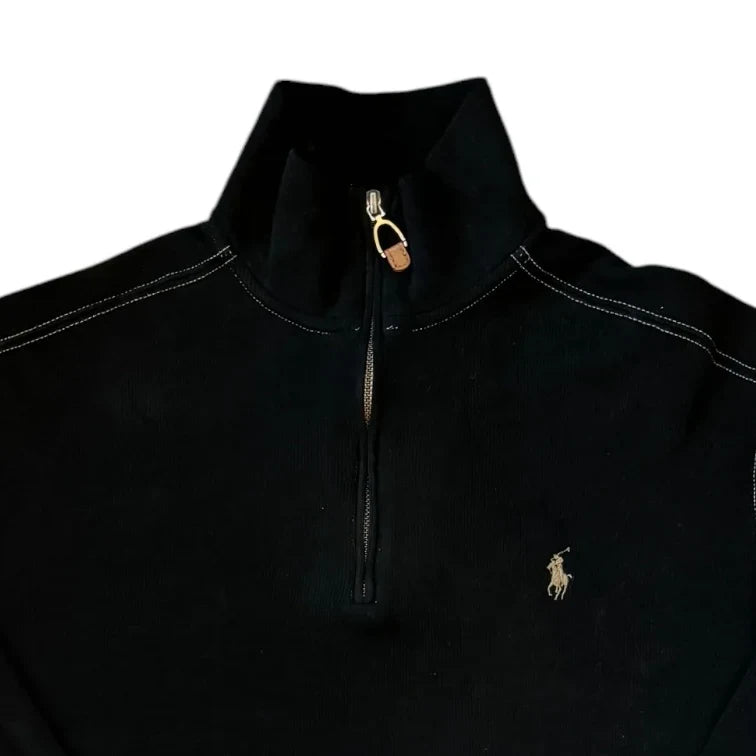 Medium Ralph Lauren Black 1/4 Zip