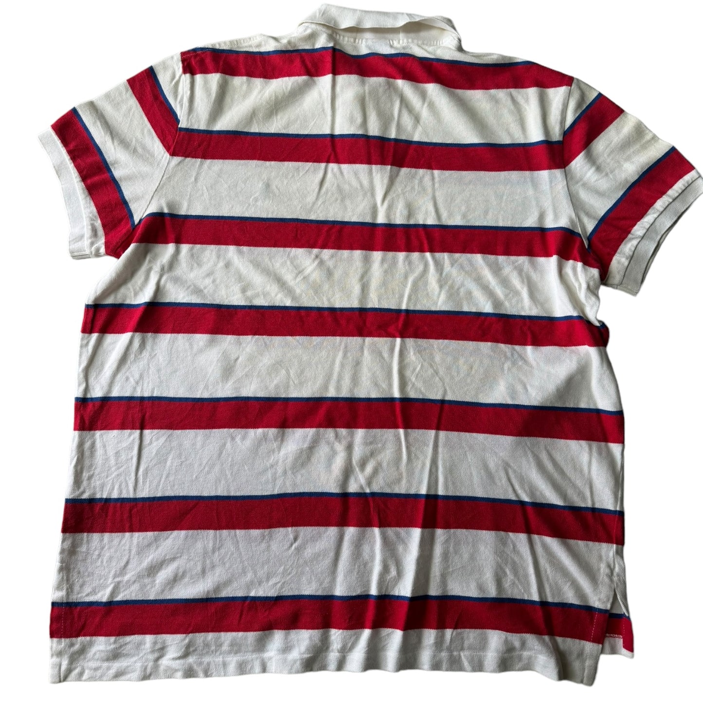 XXL Polo Ralph Lauren Red Striped Polo Shirt