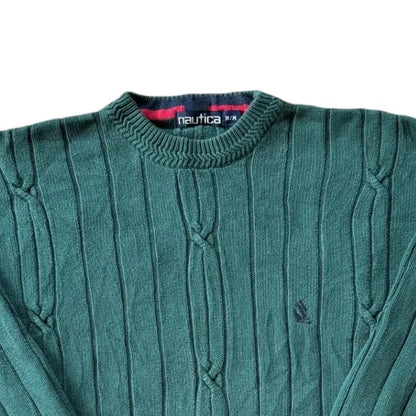 Medium Nautica Green Knitwear Top