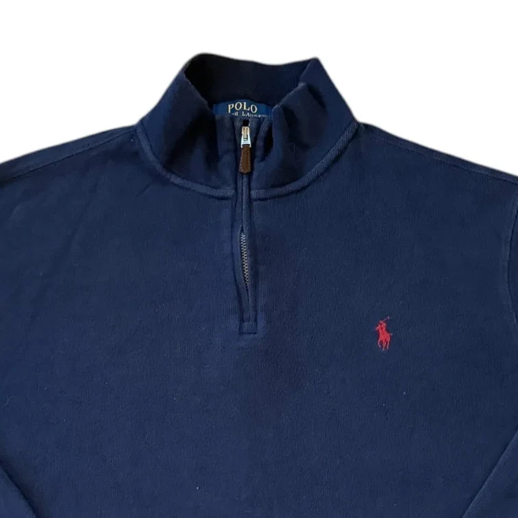 Medium Ralph Lauren Navy 1/4 Zip