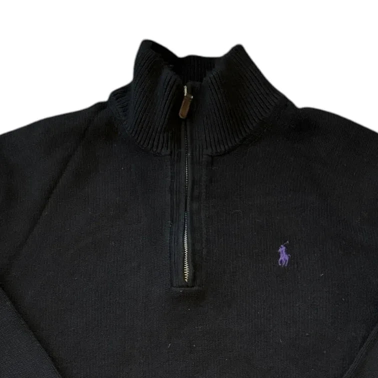 Medium Ralph Lauren Black 1/4 Zip