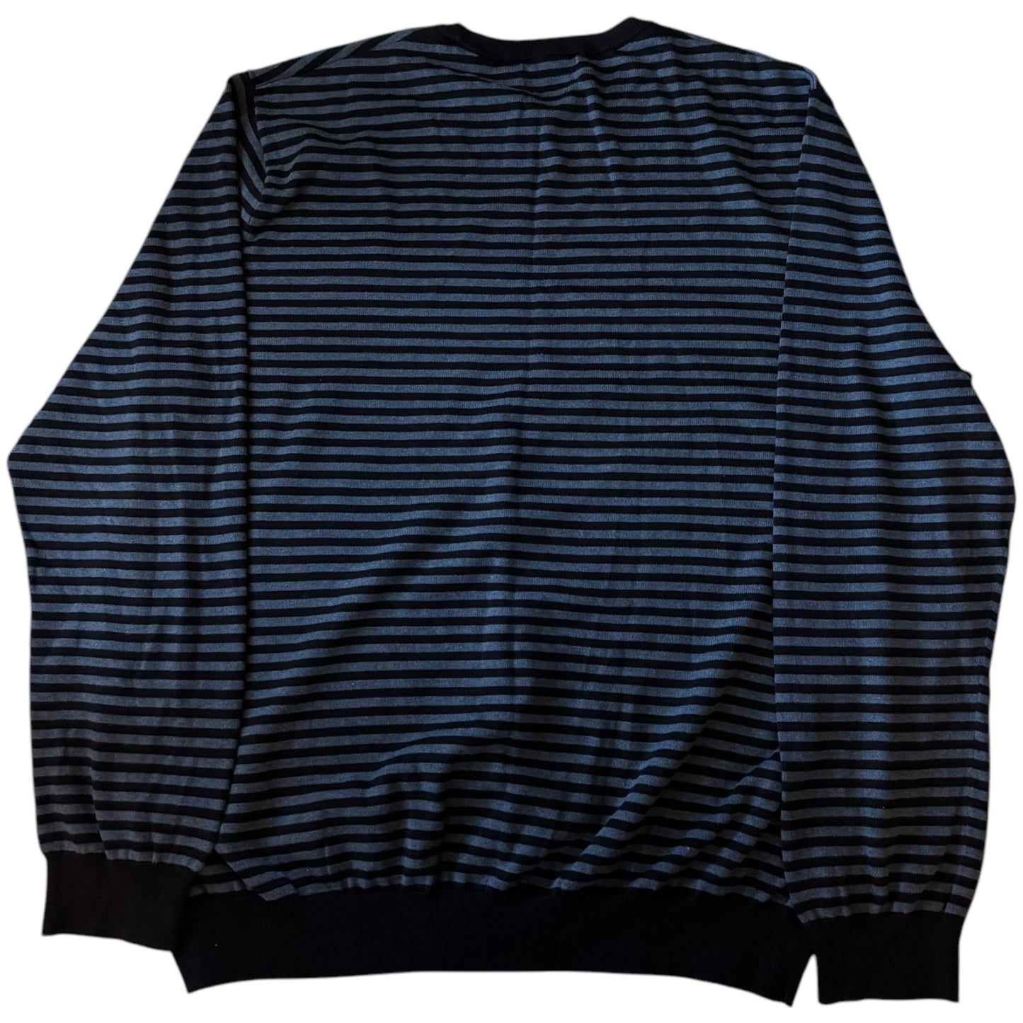 XXL Ralph Lauren Blue/Black Striped Long Sleeved T-Shirt